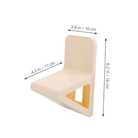 Healvian 2pcs Wall-Mounted Shower Foot Rest for Shaving Legs Hotel Foot Stool Antislip Surface Comfortable Bathing Experience No Drilling Massage