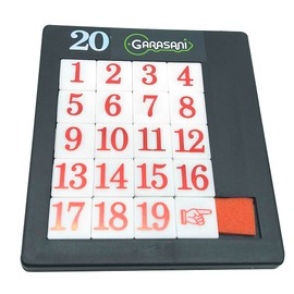 Number Slide Puzzle Brain Teaser IQ Game (19 Number)