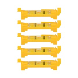 String Line Level Mini Bubble Level for Hanging Lines 5 Pack with Acrylic ABS Construction Spirit Level Function