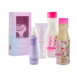 Kit antifrizz milagro (5 Pack) Shampoo emergencia capilar milagro, biorepolarizador Milagro, tratamiento magia capilar milagro termoprotector anti friz y Cepillo antienredos milagro