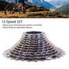 12 Speed Cassette 32T Steel Light Weight Hollow Design Low