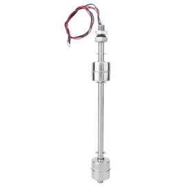 Uadme Double Ball Stainless Steel Float Switch, DC 0-110 V Vertical Water Level Sensor, 200 mm Level Sensor for Tank Pool, Pools, Sinks