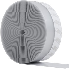 33 Feet Self Stick Silicone Door Seal Strip for Windows, Doors, Glass Shower Door, Sliding Door Weatherstrip Draft Stopper Weather Stripping Tape Roll Exterior Door Frame Sealers