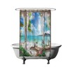 Ulticool Shower Curtain - Beach Sea Nature - 120 x