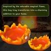 Amine Calcifer Fire Key Tray for Entrway Table Desktop Storage