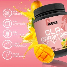 Cla  Carnitina Flamish 1kg Preentreno Sabores 100 Servicios                                                                                           