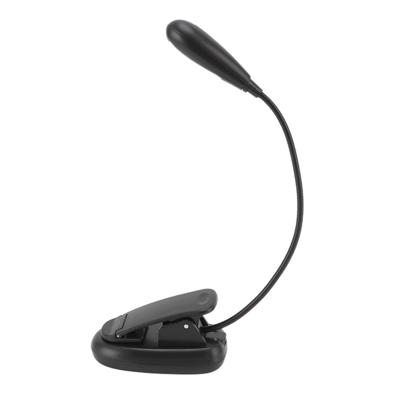 Clip On Light Black 9 Level 7 Lamps Foldable Flexible