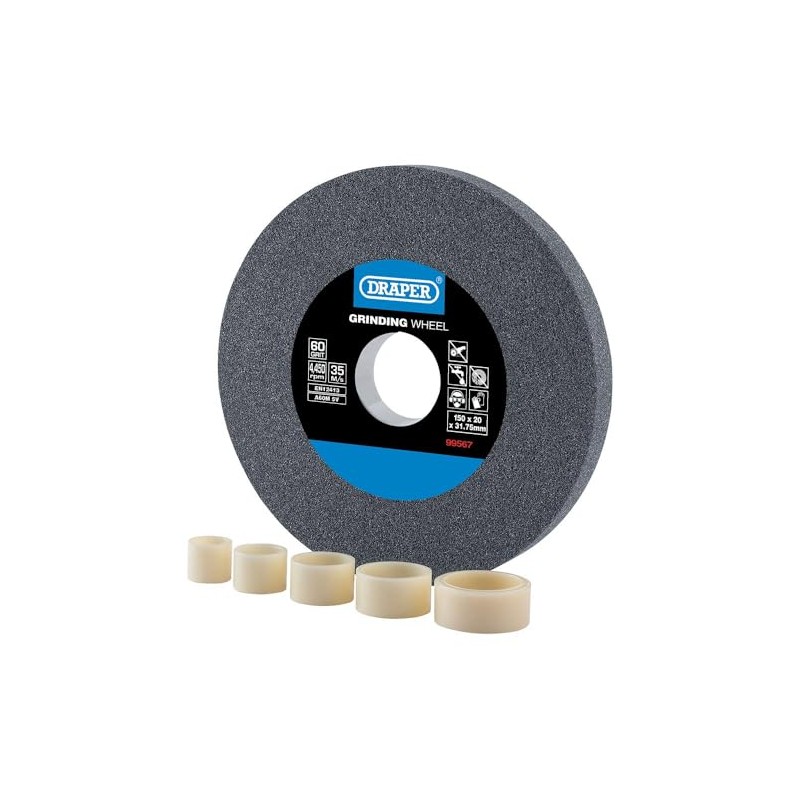 Draper 60g (150mm x 20mm) Aluminium Oxide Sanding Disc 99567