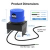 Kekeou Photocell Sensor with Base Outdoor, Twist Lock Photoelectric Control