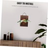 SUPVOX Hanging Wooden Plaque for Plant Display Rustic Decor Sign