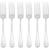 Oneida Savor Everyday Flatware Dinner Forks, Set of 6, 18/0