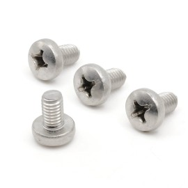 Mercedes Stainless Screws for Mercedes AMG GT 53 License Plates (Set of 4, Silver, Rear)