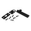 2.5 Inch Flat Door Bolts Black Plated Bolt Door Latches