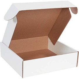 BOX USA BMFL14144 14"L x 14"W x 4"H, White (Pack of 50)