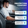 Koverz Neoprene Console Cover Armrest Pad with Keyhole Compatible with