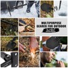 Survival Folding Shovel 35in Multi-Tool, Heavy Duty Carbon Steel Military