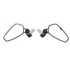 Motorcycle Rear View Mirror 22mm Handlebar Mirror 360 Degree Rotation