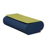 Pearl Glasses Case Green Hard Magnet Synthetic Leather 2 Piece