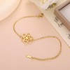 Amaxer Celtic Knot Gold Bracelets Stainless Steel Trinity Knot Flower