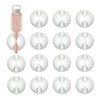XSAJU Cord Clips, Cable Drops, Cable Clips, 15 Pack Desk
