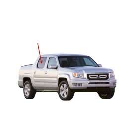 NAGD Fits 2006-2014 Honda Ridgeline Passenger Side Right Rear Door Window Glass