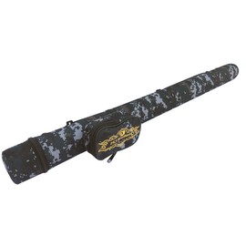 Gator New 1x1 Hard Pool Cue-Billiard Stick Case 1x1 W Pocket, Carrying Strap, Retail Price: MSRP $59 (Camo Blue)