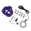 Soldering Helping Hand 5 Jaws 3X USB Magnifier ABS Flexible