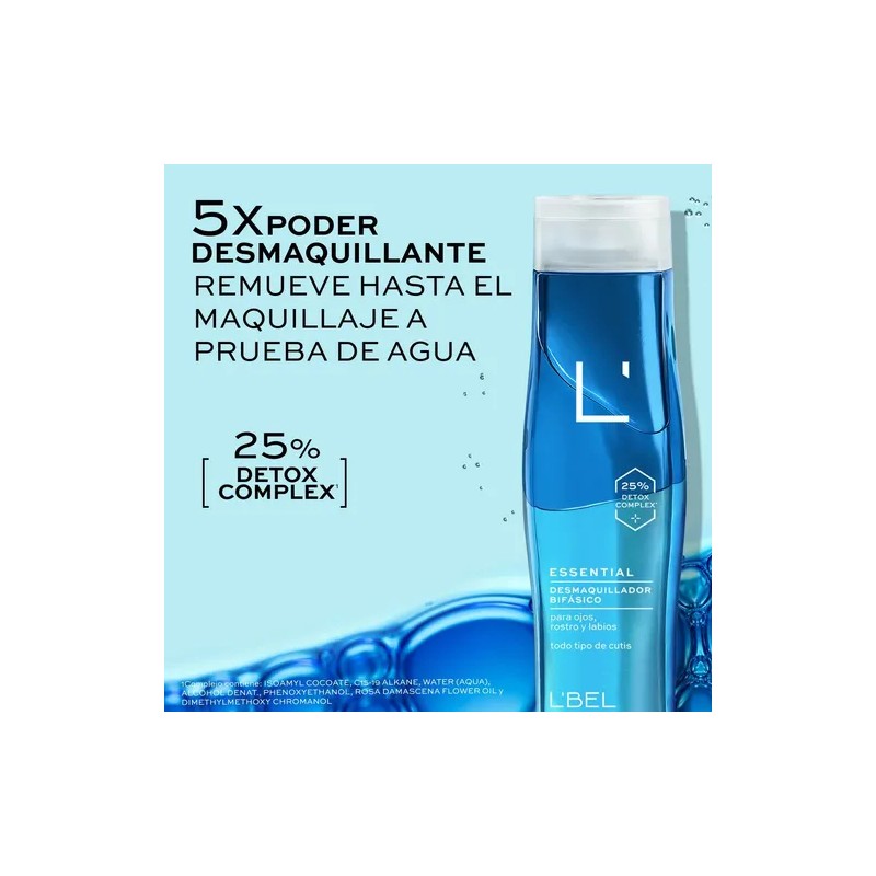 Lbel Locin Desmaquillante Bifsica Rostro Y Ojos 125ml