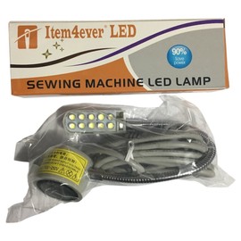 Magnetic Mounting Base Working Gooseneck Lamp 110v with 10 LED Light for Home or Sewing Machine