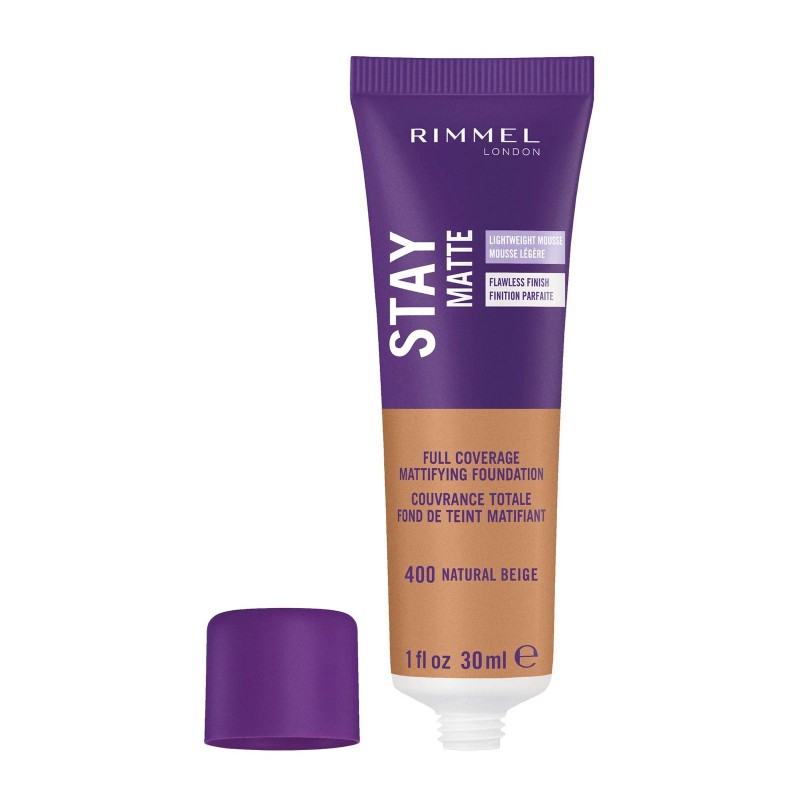 Rimmel Stay Matte Liquid Mousse Foundation Natural Beige Oil Free