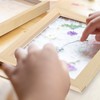 sourcing map Paper Making Screen Wooden Paper Making 4.7 x