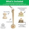Cactus Cradle Bamboo Scrub Brush Set (4-Piece Kit) – Plastic-Free