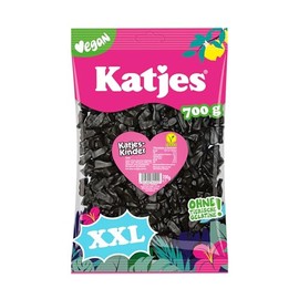 Katjes - Kids Bulk Pack - With Spicy Liquorice, Small Liquorice Kittens Made From Hard Liquorice, The Classic Now in Vegan, 700