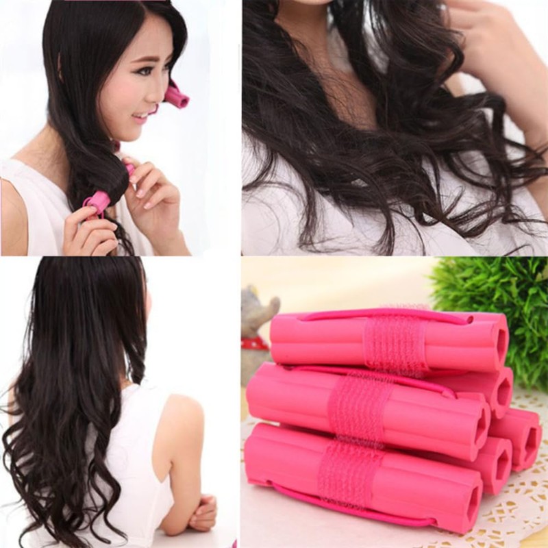 Itisyou Curler, Curly Hair While Sleeping, Hand Winding Curler, Sponge,