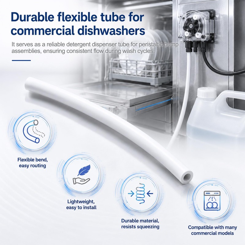 P68-1005 Squeeze Tube Replacement for Stero Commercial Dishwasher Detergent Dispenser,