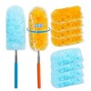 Unbranded 30" Extendable Microfiber Feather Duster, 2 Telescoping Poles, 10