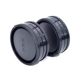 Pack of 2 back cap + 2 pieces housing covers compatible with A9 A9II A7c A7S A7SII A7R A7RII A7 A6500 A500 A3500 NEX-7 NEX-6 NEX-5T NEX-5R NEX-5N NEX-5 NEX-5 NEX-5C -3C (2nd set)