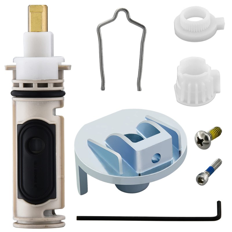 1222 Replacement Cartridge with 116653 Handle Adapter Kit for Moen,