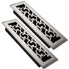 SANYCASA 2x10 Inches Air Floor Vents Register Ease Adjust Air