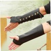 Kisangel Gloves for Men Archery Arm Guard Leather Forearm Protector