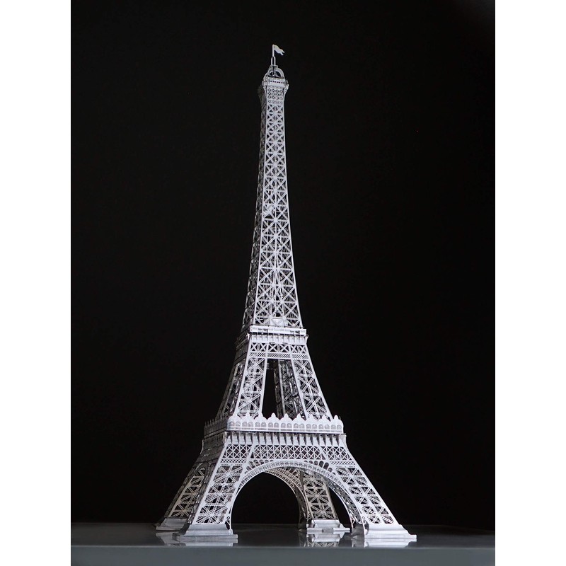 Eiffel Tower - 1/1000 Stainless Steel Scale Model by Aerobase