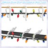 SelfTek Pack of 120 Christmas Light Clips for Christmas Outdoor