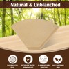 100 Count #4 Cone Coffee Filters 8-12 Cup, Natural Coffee