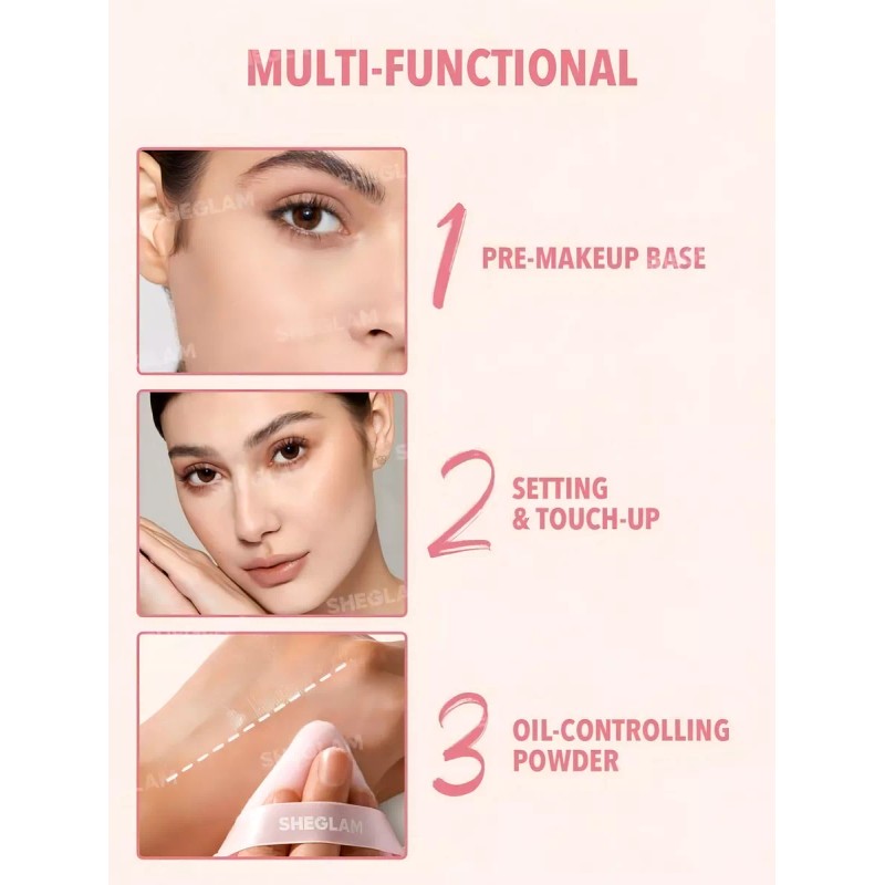 Sheglam Base de maquillaje en polvo Sheglam Sheglam Fijador Polvo