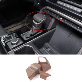 carmotion88 Pear Wood Car Gear Shifter Knob Head Trim Cover For Toyota Tundra/Sequoia 22-23