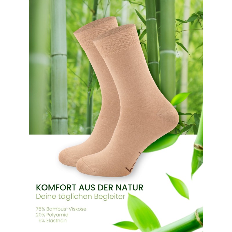 Cotton Prime Unisex Business Classic Bamboo Socks, Viscose Socks, Soft