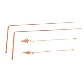 Brass Dowsing Rod, Professional Dowsing Rods, Copper Rods for Geobiology, Radiesthesia Pack