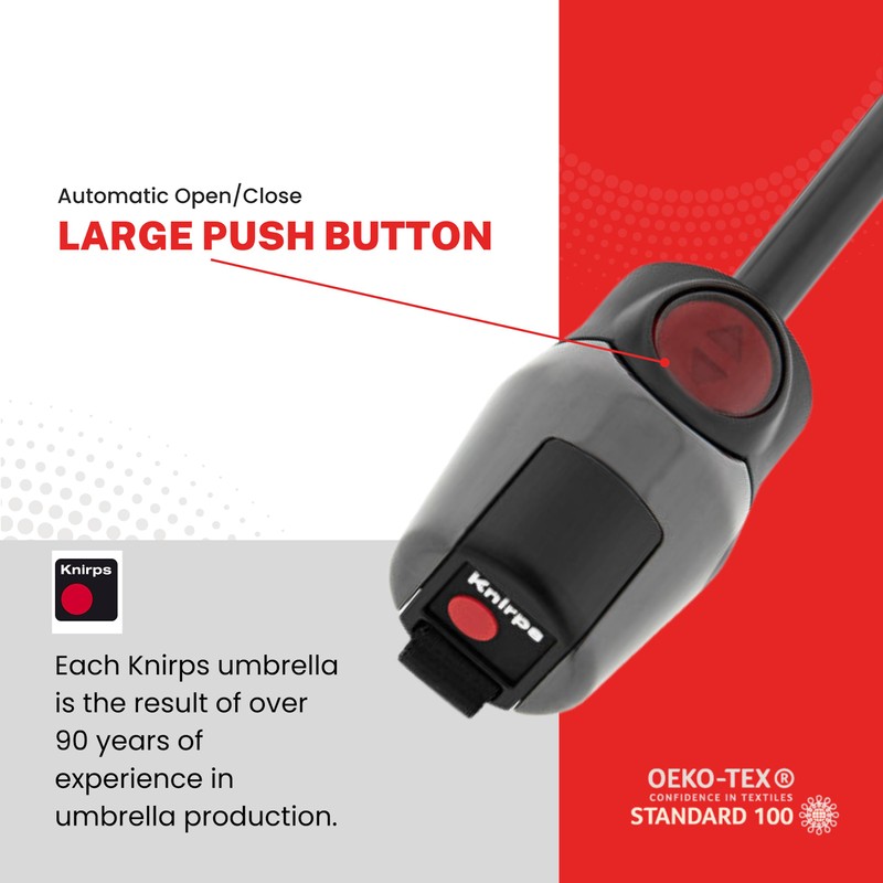 Knirps T.200 Duomatic Solids Pocket Umbrella - Automatic Open/Close -