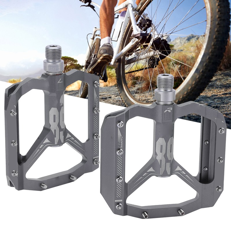 Enlee 2pcs Mountain Bike Pedals NonSlip DU Bearing Lightweight Bicycle