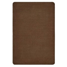 Carpets for Kids 3100.724 Mt Shasta Solids Collection Rug in Cocoa Brown 6ft x 9ft Rectangle Brown